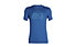 Icebreaker Tech Lite Crewe Surfspot Camper - t-shirt sportiva - uomo, Blue