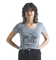 Icebreaker Merino Tech Lite SS Scoop Tour Club - T-shirt - donna, Blue
