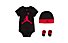 Nike Jordan Jumpman Set 3 - set bebè, Black/Red