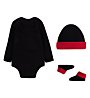 Nike Jordan L/S Jumpman Set - Babyset, Black/Red