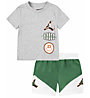 Nike Jordan Stacked Play Jr - completo - bambino, Green/Grey