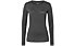 Kaikkialla Kunes W L/S - maglia maniche lunghe - donna, Dark Grey