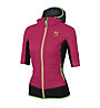 Karpos Alagna Plus W Puffy - giacca sci alpinismo con cappuccio - donna, Pink/Black