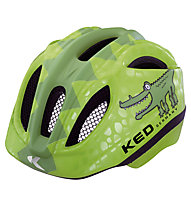 KED Meggy Rescue/Reptile - casco bici - bambino, Green Coco