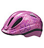 KED Meggy Trend Flower - casco bici -  bambina, Pink/Violet
