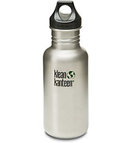 Klean Kanteen Classic Single Wall Loop Cap 0,532 L- Trinkflasche, Light Grey