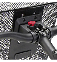 Klickfix Oval Plus EF - Fahrradkorb vorne, Black