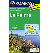 Kompass WanderkarteN.232 La Palma - 1.50.000, 1.50.000
