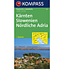 Kompass Karte Nr. 352 Kärnten Slowenien Nördliche Adria, 1: 650.000