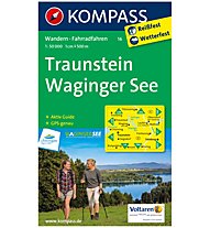 Kompass Karte Nr.16 Traunstein, Waginger See 1:50.000, 1: 50.000