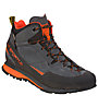 La Sportiva Boulder X Mid GORE-TEX M - scarpe da avvicinamento - uomo, Grey/Orange