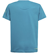 La Sportiva Cinquecento - Kletter-T-Shirt - Kinder, Light Blue/Yellow