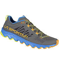 La Sportiva Helios III - Trailrunning-Schuh - Herren, Grey/Light Blue/Orange