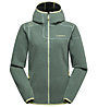 La Sportiva Iride Hoody W - felpa con cappuccio - donna, Light Green/Yellow