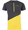 La Sportiva Limitless - maglia trail running - uomo, Black/Yellow