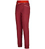 La Sportiva Mantra W - pantaloni lunghi arrampicata - donna, Dark Red/Red