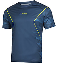 La Sportiva Pacer - maglia trail running - uomo, Blue/Light Green