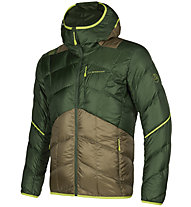 La Sportiva Pinnacle Down M - giacca piumino - uomo, Dark Green/Brown
