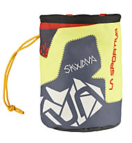La Sportiva Skwama Chalk Bag - porta magnesite, Grey/Yellow