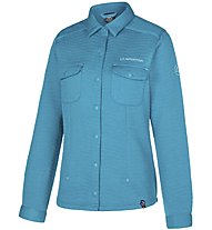 La Sportiva Spacer W - camicia maniche lunghe - donna, Light Blue