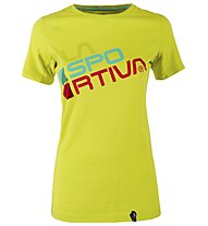 La Sportiva Square T-Shirt Damen Wander- und Klettershirt kurz, Green