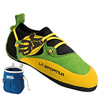 La Sportiva Stickit - Kletter- und Boulderschuhe - Kinder, Green/Yellow