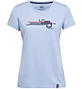 La Sportiva Stripe Cube W - T-shirt - donna, Light Blue