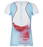 La Sportiva Veloce W - T-shirt trail running - donna, White/Red/Blue