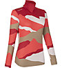 LaMunt Ivana Tech Arty L/S - felpa in pile - donna, Red/Brown