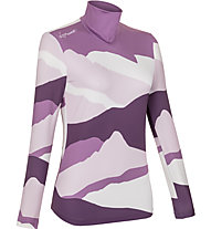 LaMunt Ivana Tech Arty L/S - felpa in pile - donna, Violet/Light Violet