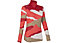 LaMunt Ivana Tech Arty L/S - felpa in pile - donna, Red/Brown