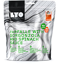 Lyo Food Farfalle mit Gorgonzola und Spinatsauce - Outdoor Nahrungsmittel, 593 kcal