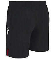 Macron Albania 2024 Home - pantaloni calcio - uomo, Black/Red