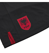 Macron Albania 2024 Home JR - pantaloni calcio - bambino, Black/Red