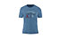 Maier Sports Walter Print - T-shirt - uomo, Blue