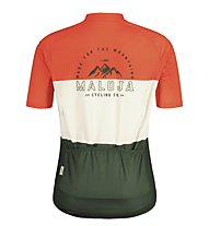 maloja BarettiM. 1/2 - maglia ciclismo - uomo, Orange/Beige/Green