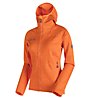 Mammut Eiswand Guide - giacca in pile con cappuccio trekking - donna, Orange