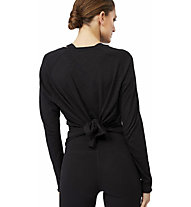 Mandala Back Bow W - Langarmshirt - Damen, Black