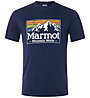 Marmot MMW Gradient SS - T-shirt - uomo, Blue