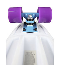 Maui and Sons Printed PU Kicktail Wave Predators Micro-Cruiser Skateboard, Multicolor