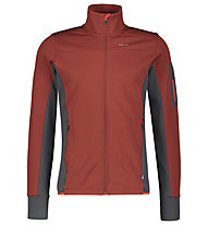 Meru Bornholm M - felpa in pile - uomo, Red/Grey