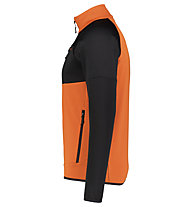 Meru Busselton Mock Neck Fz M - Fleecepullover - Herren, Orange/Black