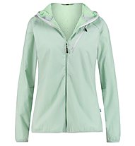 Meru Larvik Windbreaker with furry lining - giacca in pile - donna, Grey/Green