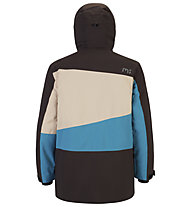 Meru Monviso M - giacca da sci - uomo, Brown/Azure/Beige
