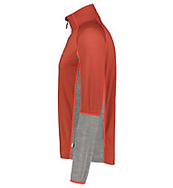 Meru Slagelse M - felpa in pile - uomo, Red/Grey