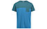 Meru Trikala Jersey - T-Shirt escursionismo - uomo, Green/Blue