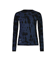 Mons Royale Bella Tech LS - maglietta tecnica a maniche lunghe - donna, Blue/Black