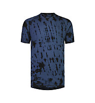 Mons Royale Temple Tech AOP - maglietta tecnica - uomo, Blue/Black