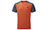 Mountain Equipment Headpoint Block Tee - T-Shirt - Herren, Orange/Grey