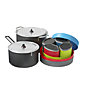 MSR Flex 4 Cook Set - Pfannen und Geschirr, Red/Blue/Green/Grey